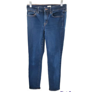 J. Crew Stretch Dark Wash Skinny Jeans Sz 27/28